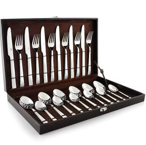 Juego de Cubiertos de Acero Inoxidable Ecológico con Acabado Satinado para Celebraciones Íntimas y Uso Diario, Precio al por Mayor Disponible - Product Image 1