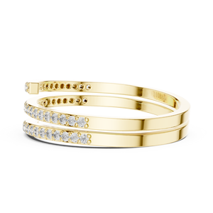 Anillo de Oro Sólido de 14k para Mujer, Diseño Clásico con Diamante de Corte Redondo, Marca Aries Jewel, Ideal para Regalo, Compromiso, Aniversario, Boda - Product Image 2
