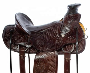 Selle de ranch de haute qualité, écologique et confortable pour le cavalier et le cheval, produits d'équitation anglaise en provenance d'Inde - Product Image 2