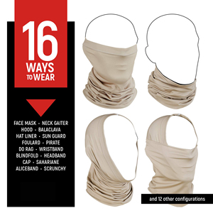 Pasamontañas Deportivo sin Costuras, Ligero, Transpirable, Estampado, de Poliéster de Alta Calidad, para Uso en las Cuatro Estaciones - Product Image 3