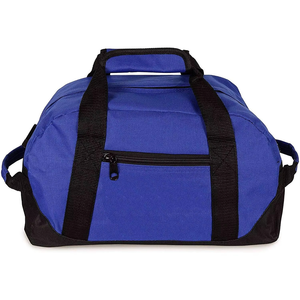 Sac de sport Oxford bleu pour l'extérieur avec poche zippée, sac de voyage léger en tissu souple, design rectangulaire unisexe - Product Image 6