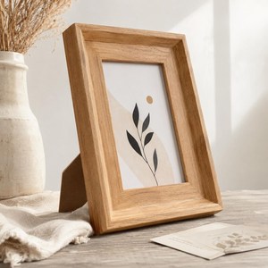 Eco-Friendly Wooden Photo <b>Frame</b> <b>with</b> Distressed Finish and UV <b>Printing</b> for Family Portraits and Artistic Photography - Product Image 1