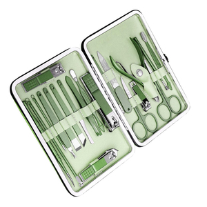 Kit professionnel pour ongles, outils en acier inoxydable, coupe-ongles 4 en 1, léger, réutilisable, étui portable pour manucure et pédicure - Product Image 5
