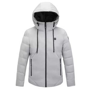 Invierno impermeable batería alimentado USB ligero chaqueta calentada hombres - Product Image 3