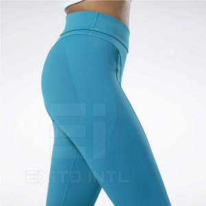 Leggings de yoga confortables à taille élastique pour femmes, extensibles, de haute qualité, respirants, en spandex/nylon, sans couture, pour un usage quotidien et la salle de sport - Product Image 6