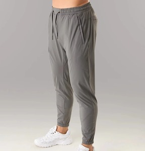 Men's Formal <b>Joggers</b> with Pocket Flare Cargo <b>Stacked</b> Pants Trousers Lightweight Elastic Waist Canvas - Product Image 4