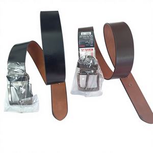 High Quality Trendy & Comfortable Water Buffalo Cow Hide <b>Leather</b> <b>Belt</b> for Men Custom Length with Logo Printing for Formal Style - Product Image 6