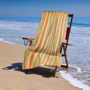 ผ้าขนหนูชายหาดน้ำหนักเบาสำหรับกิจกรรมกลางแจ้ง ผ้าขนหนูชายหาดนุ่ม ดูดซับได้ดี ผ้าที่ให้ความสบายสูง - Product Image 5