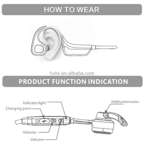 Casque d'intercom à conduction osseuse avec microphone rotatif à 320 degrés pour l'application Zello - Product Image 5