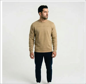 เสื้อฮู้ดดี้คุณภาพสูง คลาสสิก ทรงโอเวอร์ไซส์ สตรีทแวร์ ไหล่ตก ผ้าหนา พิมพ์ลายพัฟฟ์ กางเกงวอร์มผู้ชาย เสื้อฮู้ดดี้ฤดูหนาว - Product Image 1