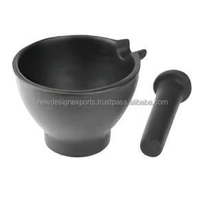 Ensemble mortier et pilon en fonte non polie « Le compagnon de l'herboriste » - Product Image 4