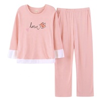 Ensemble de pyjama sexy pour femme en jersey de soie satinée imprimé, extensible, doux pour la peau, avec logo frontal, respirant, séchage rapide, thermique, été
