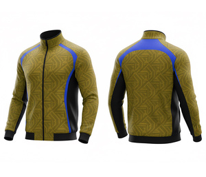 Chaqueta con Cremallera Completa Sublimada Personalizada OEM, Ropa Deportiva para Correr y Hacer Ejercicio, Cálida, Transpirable y de Secado Rápido |   Tallas Hombre Mujer Juvenil - Product Image 3