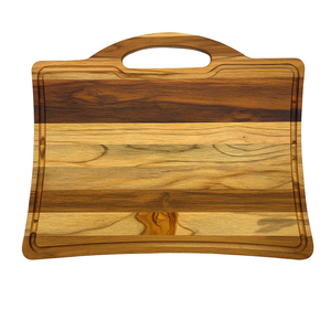 Acacia Wood Cutting Board with Handle Serving Tray Solid Wood <b>Kitchen</b> Chopping Board Food Grade Eco Friendly OEM - Product Image 2