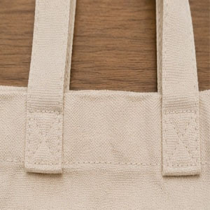 Sac fourre-tout de plage en toile de coton écologique avec logo imprimé personnalisé, ruban en corde, robuste, pour femmes, réutilisable pour le shopping - Product Image 2