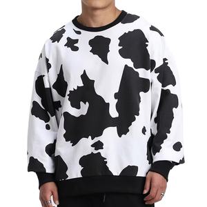 Sweat-shirt à manches longues surdimensionné pour femme personnalisé en coton/polyester imprimé avec logo frontal, séchage rapide et respirant - Product Image 1