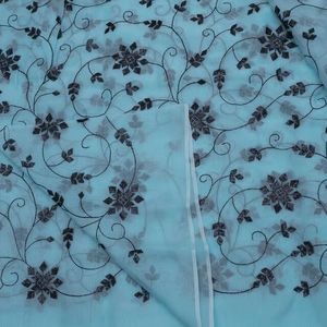 Luxury Malty Embroidery Fabric Water Soluble Lace Mesh Fabric for Bridal Wear Wedding Dresses Designer Garments - Product Image 4