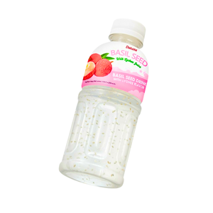Bebida de Semillas de Albahaca con Sabor a Lichi en Botella de 330 ml, Venta al Por Mayor OEM/ODM de Datata - Product Image 2