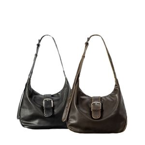 Bolso de Mano de Cuero Genuino para Mujer, Estilo Maillard Vintage, Impermeable, de Hombro y Axila, de Lujo - Product Image 4