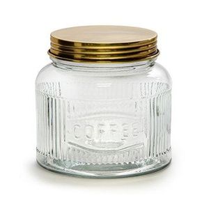 Simple Style Glass <b>Jar</b> With Metal Lid Ideal For Home Kitchen Storage Of Sugar Salt <b>Spices</b> And Other Ingredients - Product Image 4