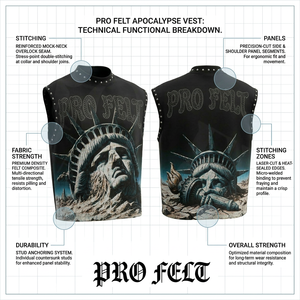 Heavy Weight 450 GSM French Terry Custom Graphic Sleeveless Tank Top <b>Men</b> Punk Rock <b>Studded</b> Collar Streetwear Trendy T Shirt - Product Image 3