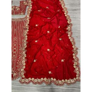 Robes de soirée de créateur Belle broderie de fil pour soirée de travail Lehenga Choli - Product Image 1