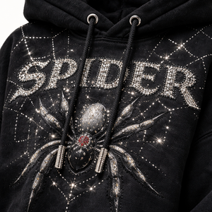 Sudadera con Capucha de Invierno Personalizada al por Mayor, con Decoración de Lentejuelas, 100% Algodón Ecológico, Proveedor OEM Directo de Fábrica - Product Image 4