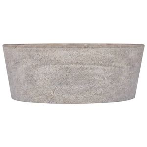 Lavabo da Bagno in Marmo Grigio 40x15 cm Design - Product Image 3