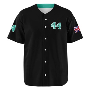 Diseño Gratuito, Camiseta de Béisbol Personalizada para Adultos, Sublimada, Transpirable, de Secado Rápido, Poliéster, Camisetas de Softbol - Product Image 5