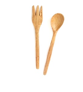 Modern Luxury Eco-Friendly Acacia Wood <b>Salad</b> <b>Tools</b> Set Multifunction Dishwasher Safe American Style Natural Long Spatula - Product Image 1