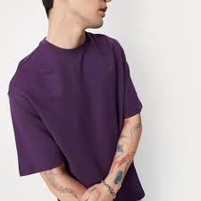 Camiseta Oversize de Hombre de Color Liso, Esencial de Verano, de Alta Densidad, Tejido Liso Teñido, Cuello Redondo, Corte Holgado, Venta al por Mayor - Product Image 2