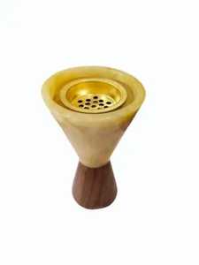 Hand-Made Resin Incense <b>Burner</b> With Sandalwood Base Aromatic Holder All-Season Use Antique Design Indian Handmade Religious Us - Product Image 1
