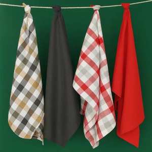 Paño de Cocina de Algodón de Alta Calidad, Ligero, de Secado Rápido, Duradero, con Diseño de Bordado Elegante - Product Image 4