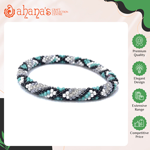 Wholesale Exporter Ahana's B-020 High Quality Modern Traditional Style Multi Colors Handmade Women's Glass <b>Beads</b> <b>Bracelets</b> for - Product Image 2