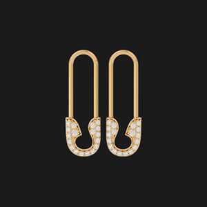 Pendientes de Lujo con Moissanita y Broche de Seguridad, Plata de Ley 925, Diseño Colgante con Pavé, Joyería Fina Elegante, Regalo para Mujer - Product Image 3