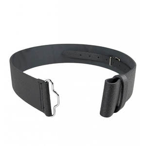 Cinturones de Cuero de Alta Calidad para Vestir con Tartán Escocés Tradicional Negro Liso, Accesorios de Vestimenta - Product Image 3