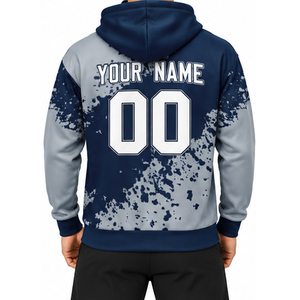 Sudaderas con Capucha Personalizadas por Sublimación para Deportes de Invierno para Hombre - OEM/ODM, Ropa Deportiva Personalizada para Gimnasio, Sudadera con Capucha Transpirable de Forro Polar - Product Image 3
