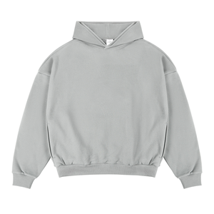 <b>Men</b> Oversized Hooded Sweatshirt Solid <b>Black</b> Knitted Casual Pullover Regular Fit <b>hoodie</b> - Product Image 3