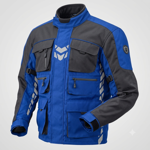 Men Cordura Motorcycle Racing Jacket Breathable Windproof Waterproof Protective Riding Gear Custom OEM Wholesale - Product Image 1