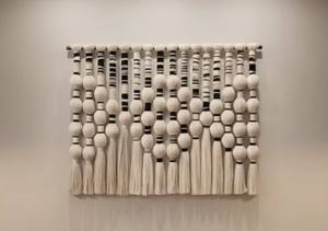 Large Multicolored <b>Yarn</b> Macrame Tapestry Bedroom Decorative Wall Hangings <b>Art</b> Designs Home Decoration Wall Decor for Living Room - Product Image 2