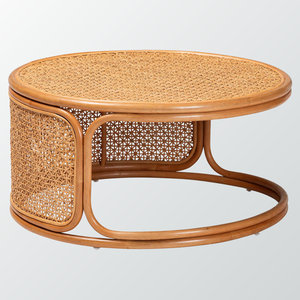Bohemian Honey Rattan Coffee Table Diseño único y elegante para la decoración del hogar - Product Image 1