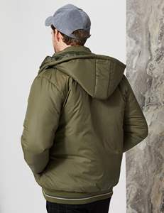 Chaqueta Ligera con Cierre de Cremallera, Acolchada con Plumas, Cortavientos, para Invierno, Diseño Personalizado, Tallas Grandes, Material de Primera Calidad - Product Image 2