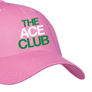 AKA Club <b>Series</b> Hat Pink Embroidered Cotton Baseball Cap Adjustable Curved Brim Casual Unisex Sports Outdoor Cap - Product Image 4