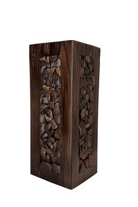 Moderno y Minimalista Soporte Rectangular de Bambú para Florero de Piso, Centro de Mesa para Decoración del Hogar, Bodas y Eventos - Product Image 2