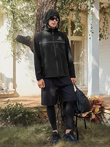 Men's Premium Waterproof Softshell Tactical <b>Jacket</b> | Windproof <b>Hooded</b> Outdoor Performance Windbreaker - Product Image 5