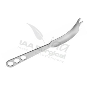 Instrumentos Quirúrgicos IAA, Retractor de Cadera Veterinario de Acero Inoxidable IAI-SR-60, 60mm, Palanca Curva para Huesos de 300mm, Punta de 28mm - Product Image 2