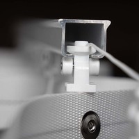 Support de rouleau en plastique POM moderne, durable et silencieux, avec installation facile pour rails de rideaux à vagues, idéal pour le salon