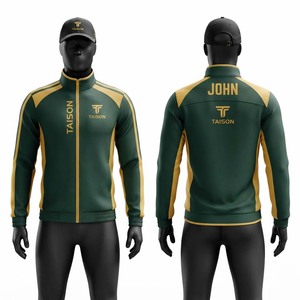 Sudadera con Capucha para Entrenamiento de Hockey sobre Césped, Calidad Premium, 280 GSM, Forro Polar Impermeable, Unisex, Paneles Verdes y Dorados, Transferencia Térmica Personalizada - Product Image 1