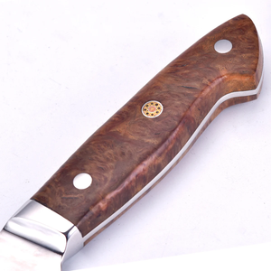 Couteau de Chef Japonais LEGACY BLADES en Acier Damas, 8 Pouces, Forgé à la Main, Écologique, Compatible Lave-Vaisselle, Manche en Bois, Ambidextre, OEM - Product Image 2