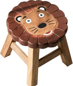 Tabouret enfant créatif en bois, pouf, banc, meuble décoratif, table d'appoint pour salon, salle de jeux, chambre à coucher - Product Image 2